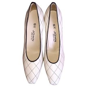 NEW 7 ST. JOHN Quilted Pumps High Heels